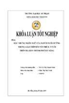 Đặc trưng ngôn ngữ của người nuôi dưỡng trong giao tiếp đối với trẻ 0  3 tuổi trên địa bàn thành phố đà nẵng.