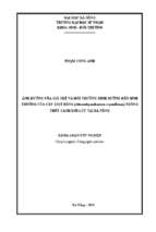 Ảnh hưởng của giá thể và môi trường dinh dưỡng đến sinh trưởng của cây giọt băng (mesembryanthemum crystallinum) trồng thủy canh hồi lưu tại đà nẵng