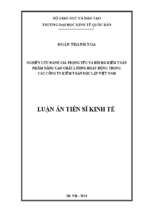 Nghiên cứu đánh giá trọng yếu và  rủi ro kiểm toán nhằm nâng cao chất lượng hoạt động trong các công ty kiểm toán độc lập việt nam.