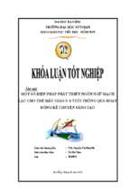 Một số biện pháp phát triển ngôn ngữ mạch lạc cho trẻ mẫu giáo 5 6 tuổi thông qua hoạt động kể chuyện sáng tạo.