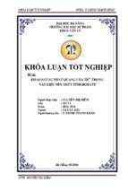 Khảo sát sự phát quang của tb3+ trong vật liệu nền thủy tinh borate...