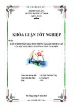 Một số biện pháp khắc phục những sai lầm thường gặp của học sinh thpt khi giải bài toán tích phân..