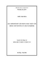 Đặc điểm hồi ký năm tháng nhọc nhằn năm tháng nhớ thương của ma văn kháng.
