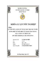 Lý thuyết lượng tử về sự hấp phụ phi tuyến sóng điện từ bởi biện tử giam cầm trong dây lượng tử hình trụ hố thế parabolic bất đối xứng.
