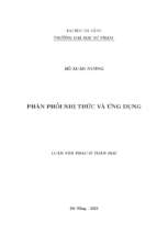 Phân phối nhị thức và ứng dung