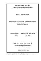 Kiến trúc hệ thống quản trị mạng dựa trên xml.