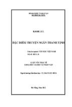 Đặc điểm truyện ngắn thanh tịnh.