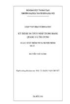 Kỹ thuật đa truy nhập trong mạng quang và ứng dụng