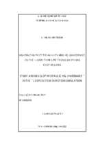 Nghiên cứu phát triển hệ thống hil (hardware in the loop) thủy lực trong mô phỏng chuyển động 