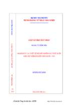 Nghiên cứu và thiết kế bộ điều khiển cho thiết bị ổn định hệ thống nguồn công suất   pss