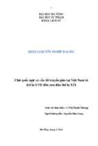 Chữ quốc ngữ và vấn đề truyền giáo tại việt nam từ thế kỉ xvii đến nửa đầu thế kỉ xix.