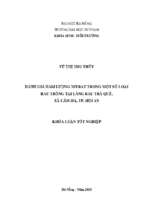 Đánh giá hàm lượng nitrat trong một số loại rau trồng tại làng rau trà quế, xã cẩm hà, tp. hội an.