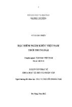 Đặc điểm ngâm khúc việt nam thời trung đại..