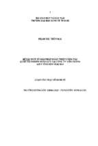 Một số giải pháp hoàn thiện công tác quản trị nguồn nhân lực tại công ty viễn thông liên tỉnh đến năm 2015
