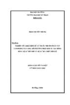 Nghiên cứu khả năng xử lý thuốc nhuộm phân tán lonsperse navy hgl bởi phương pháp keo tụ tạo bông bằng hệ fe3+ bùn đỏ và hệ fe3+bã chiết bùn đỏ.