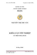Nghiên cứu chiết tách và xác định thành phần hóa học một số dịch chiết của cây cà gai leo ở quảng nam.
