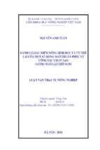 Đánh giá đặc điểm nông sinh học và ưu thế lai của một số dòng ngô thuần phục vụ công tác chọn tạo giống ngô lai chín sớm