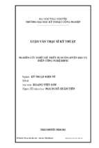 Nghiên cứu thiết kế thiết bị huấn luyện báo vụ trên công nghệ dspic