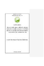 Thực trạng và đề xuất giải pháp nâng cao hiệu quả quản lý sử dụng đất của các tổ chức kinh tế trên địa bàn quận hà đông, thành phố hà nội giai đoạn 2018 2020