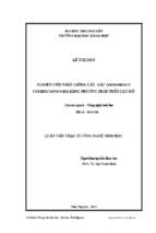 Nghiên cứu nhân giống cây gấc (momordica cochinchinensis) bằng phương pháp nuôi cấy mô.