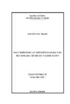 Phát triển năng lực biểu diễn toán học cho học sinh qua chủ đề góc và hình ở lớp 3_1