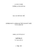 Sử dụng maple để minh họa trực quan một số bài toán về hàm số