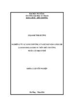 Nghiên cứu sự sinh trưởng của hệ sợi nấm linh chi ganoderma lucidum trên môi trường nuôi cấy dịch thể.