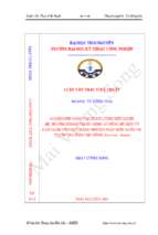 Nghiên cứu nâng cao chất lượng điều khiển hệ truyền động sử dụng động cơ đồng bộ kích từ am châm vĩnh cửu bằng phương phap điêu khiên phi tuyến tựa theo thu đông (passivity   based)