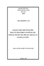 Giáo dục thay thế túi ni lông bằng túi thân thiện với môi trường cho học sinh trường tiểu học ngô gia tự, sơn trà, đà nẵng.