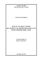 Quản lý xây dựng văn hóa học đường ở các trường trung học cơ sở huyện thới bình tỉnh cà mau_1