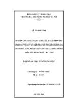 Nghiên cứu thực trạng sản xuất, đặc điểm nông sinh học và một số biện pháp kỹ thuật nhằm nâng cao năng suất, phẩm chất của cam xã đoài trồng trên đất hương khê   hà tĩnh