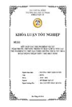 Kết hợp các thí nghiệm vật lý nằm trong chương trình từ học lớp 11 với các thí nghiệm tự chế tạo theo hướng tích cực hóa hoạt động nhận thức cho học sinh.