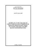 Nghiên cứu tuyển chọn một số chủng vi khuẩn bacillus sinh enzyme protease nhằm ứng dụng trong xử lý nước thải thủy sản trên địa bàn thành phố đà nẵng.