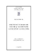 Hứng thú học tập của sinh viên khoa tâm lý   giáo dục trường đại học sư phạm   đại học đà nẵng.