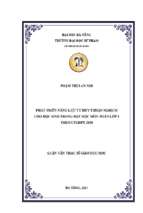 Phát triển năng lực tư duy thuận nghịch cho học sinh trong dạy học môn toán lớp 1 theo ctgdpt 2018_1