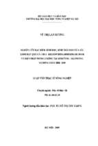 Nghiên cứu đặc điểm sinh học   sinh thái học của sâu xanh đục quả cà chua helicoverpa armigera hubner và biện pháp phòng chống tại an dương   hải phòng