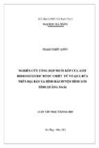 Nghiên cứu tổng hợp muối kép của axit hidroxi xitric được chiết từ vỏ quả bứa trên địa bàn xã bình hải, huyện bình sơn, tỉnh quảng ngãi.