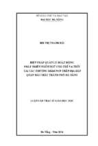 Biện pháp quản lý hoạt động phát triển ngôn ngữ cho trẻ 5 6 tuổi tại các trường mầm non trên địa bàn quận hải châu thành phố đà nẵng..