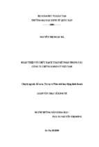 Hoàn thiện tổ chức hoạch toán, kế toán trong các công ty chứng khoán ở việt nam