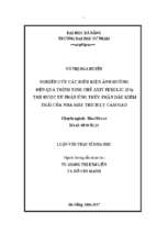 Nghiên cứu các điều kiện ảnh hưởng đến quá trình tinh chế axit ferulic (fa) thu được từ phản ứng thủy phân dầu kiềm thải của nhà máy trích ly cám gạo.