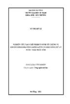 Nghiên cứu tạo chế phẩm vi sinh từ chủng vi khuẩn rhodobacter capsulatus có khả năng xử lý nước thải nuôi tôm