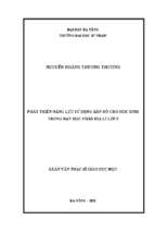 Phát triển năng lực sử dụng bản đồ cho học sinh trong dạy học phần địa lí lớp 5_1