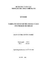Nghiên cứu một số chỉ tiêu sinh học và bảo toàn tinh dịch chó berger