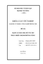 Mạng xã hội chia sẻ ước mơ phát triển thành phố đà nẵng.