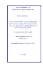 Nghiên cứu thành phần sâu mọt hại nguyên liệu thuốc bắc nhập khẩu,đặc điểm sinh học, sinh thái của loài gây hại chính và biện pháp phòng trừ của chúng tại cửa khẩu lạng sơn