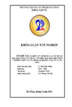 Nghiên cứu sử dụng các kỹ thuật dạy học tích cực trong tổ chức dạy học kiến thức chương “mắt và các dụng cụ quang” (vật lý 11  cơ bản)