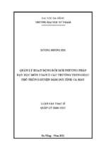 Quản lý hoạt động đổi mới phương pháp dạy học môn toán ở các trường trung học phổ thông huyện đầm dơi tỉnh cà mau._1