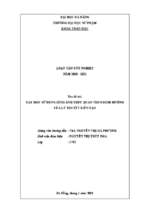 Dạy học sử dụng hình ảnh trực quan theo định hướng của lý thuyết kiến tạo