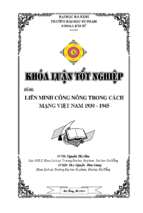 Liên minh công nông trong cách mạng việt nam từ 1930   1945.