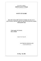 Bảo tồn và phát huy bản sắc văn hóa dân tộc cơ tu gắn với phát triển du lịch tộc người ở huyện đông giang, tỉnh quảng nam